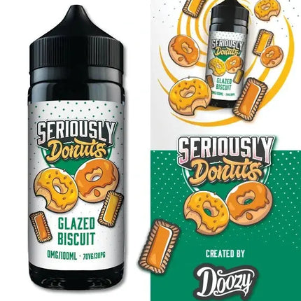 Seriously Donuts Glazed Biscuit E-liquid Shortfill - Scent Vape