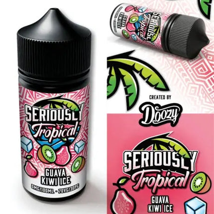 Seriously Tropical Guava Kiwi Ice E-Liquid Shortfill - Scent Vape