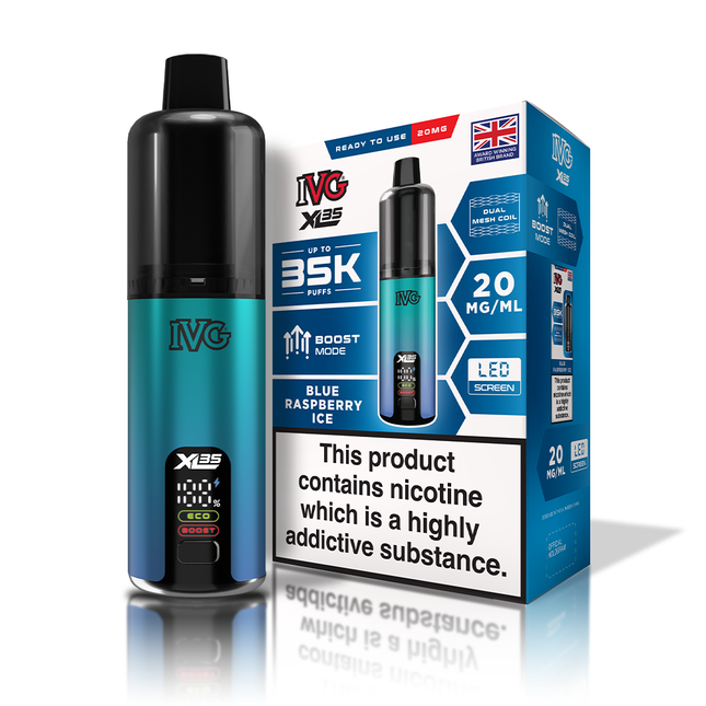 IVG XL35 Blue Raspberry Ice Starter Kit - Scent Vape