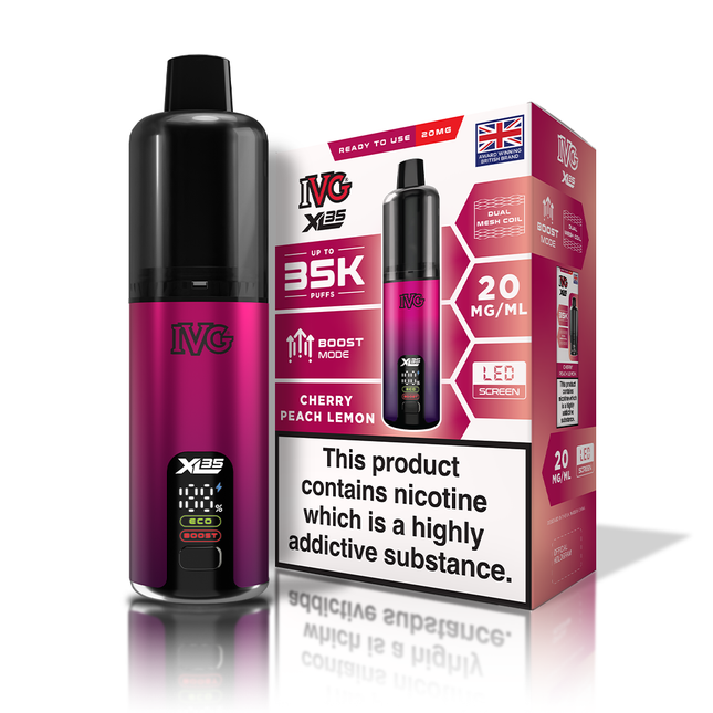 IVG XL35 Cherry Peach Lemon Starter Kit - Scent Vape