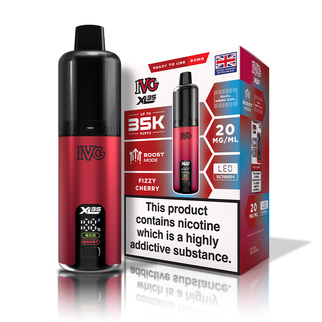 IVG XL35 Fizzy Cherry Starter Kit - Scent Vape