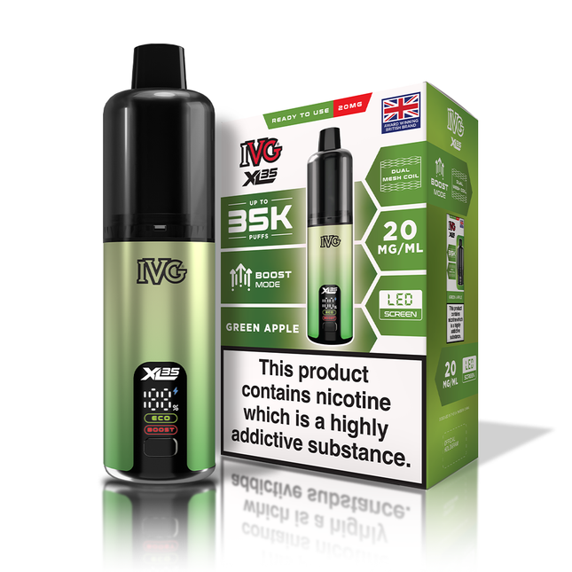 IVG XL35 Green Apple Starter Kit - Scent Vape