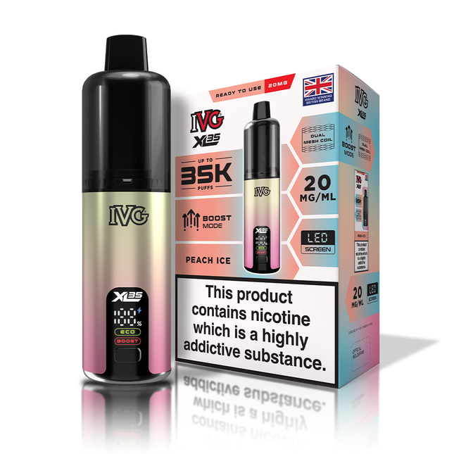 IVG XL35 Peach Ice Starter Kit - Scent Vape