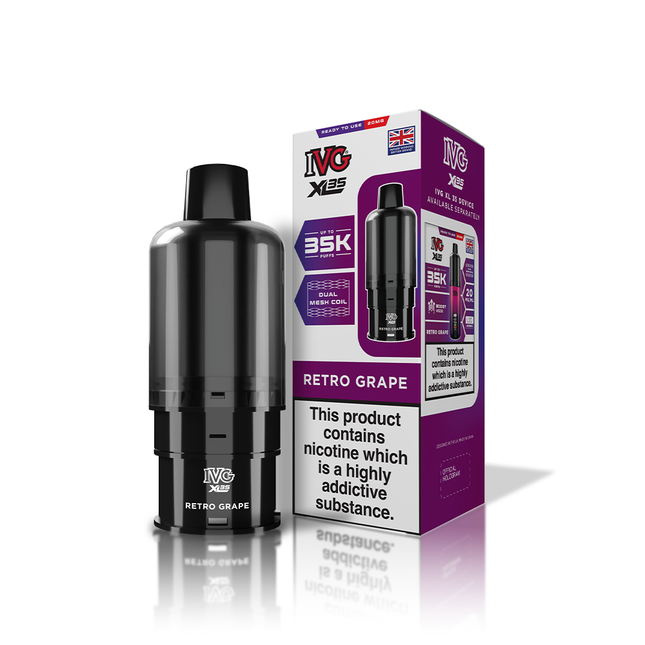 IVG XL35 Retro Grape Refill Pod - Scent Vape