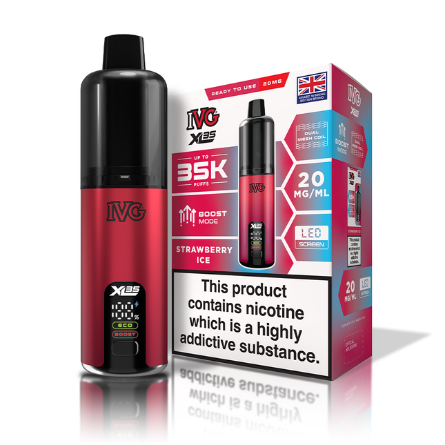 IVG XL35 Strawberry Ice Starter Kit - Scent Vape