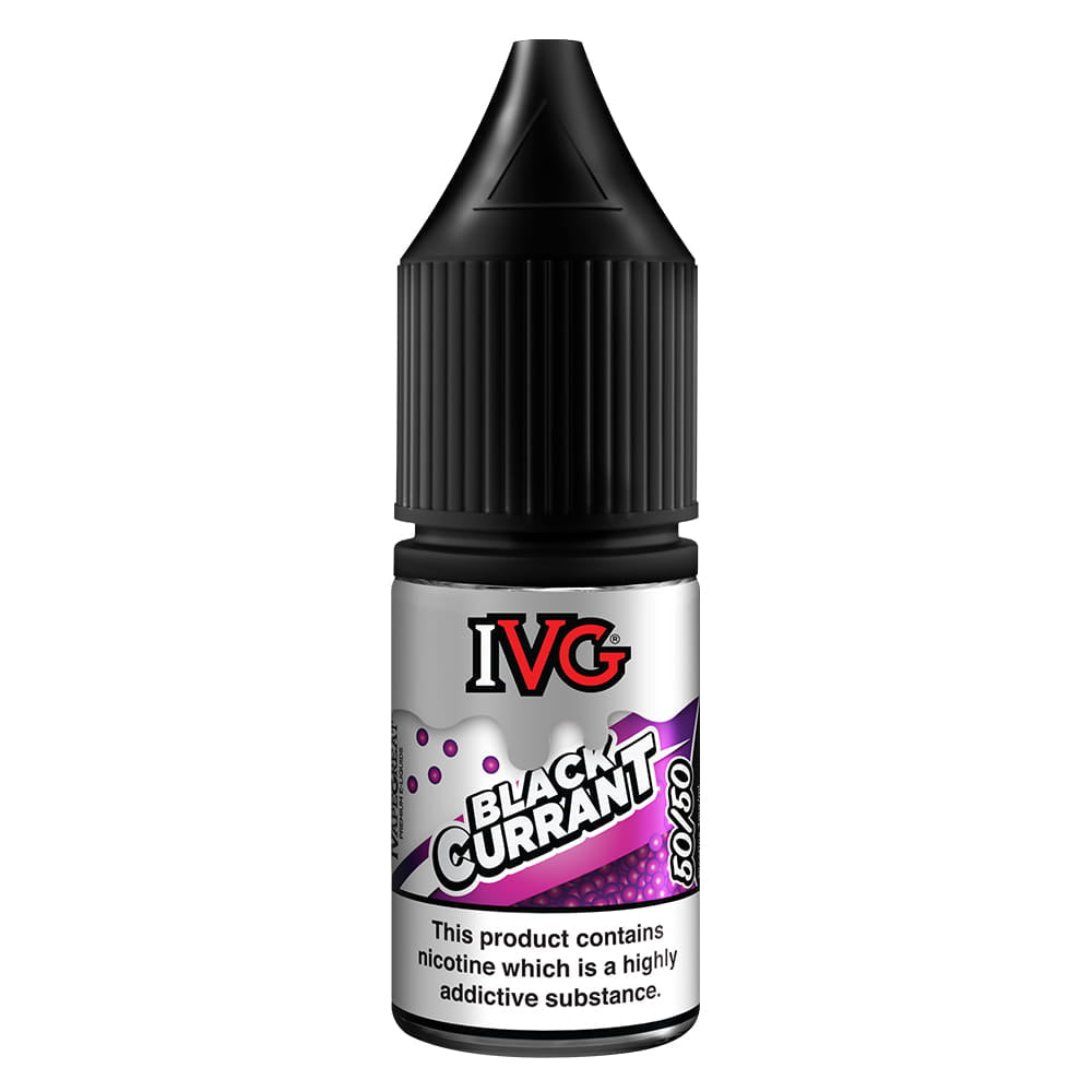 IVG Blackcurrant 50/50 Vape Juice 10ml