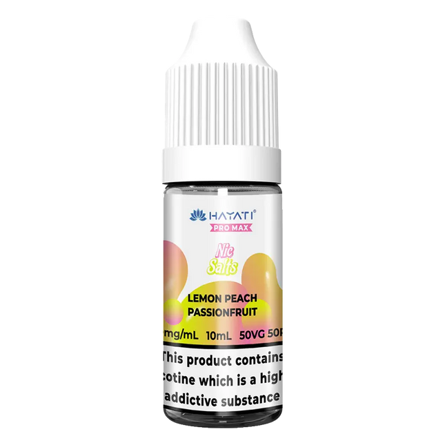 Hayati Pro Max Lemon Peach Passionfruit Nic Salt Vape Juice - Scent Vape