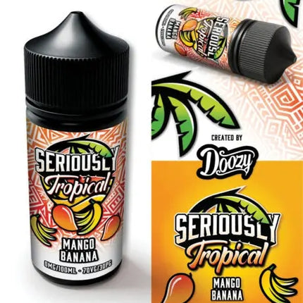 Seriously Tropical Mango Banana E-Liquid Shortfill - Scent Vape