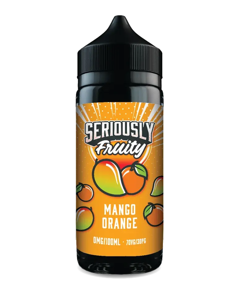 Seriously Fruity Mango Orange E-liquid 100ml Shortfill