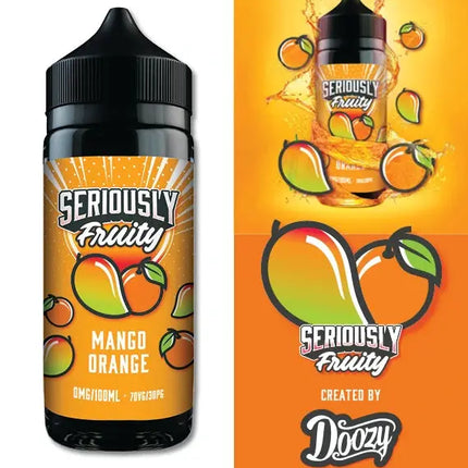 Seriously Fruity Mango Orange E-liquid 100ml Shortfill - Scent Vape