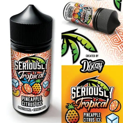 Seriously Tropical Pineapple Citrus Ice E-Liquid Shortfill - Scent Vape