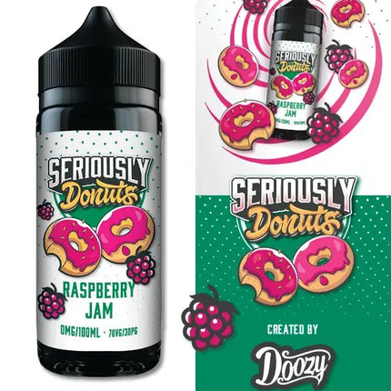 Seriously Donuts Raspberry Jam E-liquid - Scent Vape