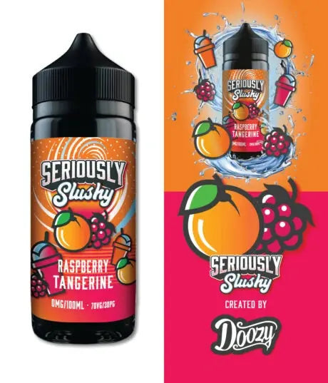 Seriously Slushy Raspberry Tangerine E-liquid Shortfill - Scent Vape