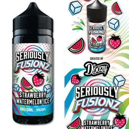 Seriously Fusionz Strawberry Watermelon Ice E-liquid Shortfill - Scent Vape