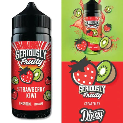Seriously Fruity Strawberry Kiwi E-liquid 100ml Shortfill - Scent Vape