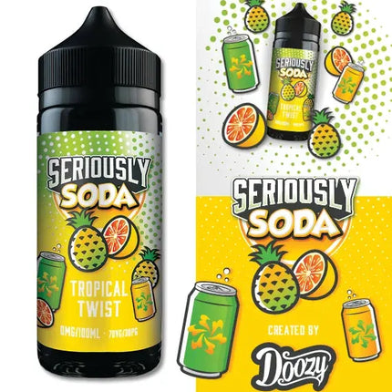 Seriously Soda Tropical Twist E-liquid Shortfill - Scent Vape