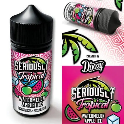 Seriously Tropical Watermelon Apple Ice E-Liquid Shortfill - Scent Vape