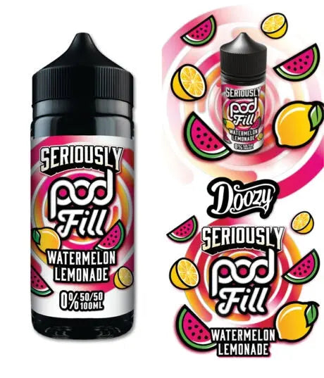 Seriously Pod Fill Watermelon Lemonade E-liquid Shortfill - Scent Vape