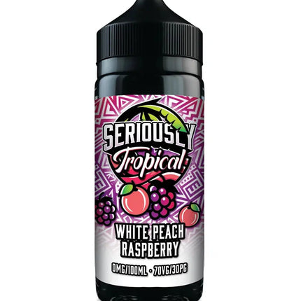 Seriously Tropical White Peach Raspberry E-Liquid Shortfill - Scent Vape