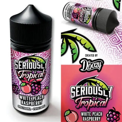 Seriously Tropical White Peach Raspberry E-Liquid Shortfill - Scent Vape