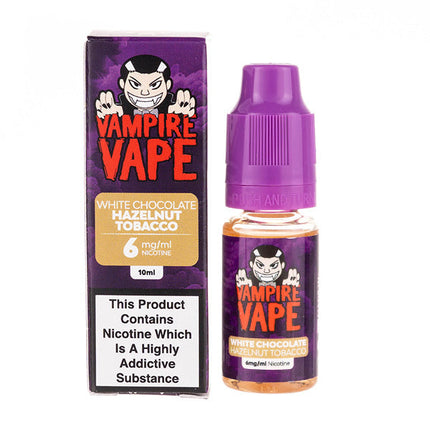 White Chocolate Hazelnut Tobacco E-Liquid By Vampire Vape