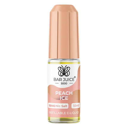Peach Ice Nic Salt E-Liquid by Bar Juice 5000 - Scent Vape