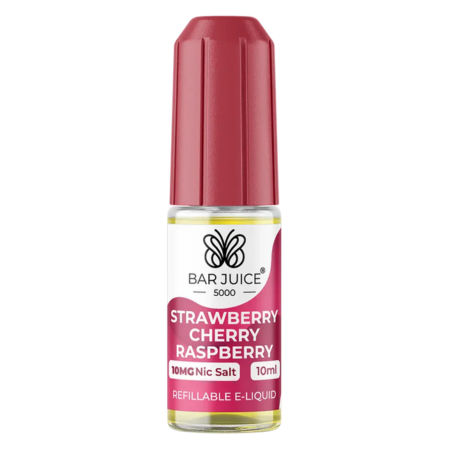 Bar Juice 5000 Strawberry Cherry Raspberry Nic Salt Vape Juice 10ml - Scent Vape