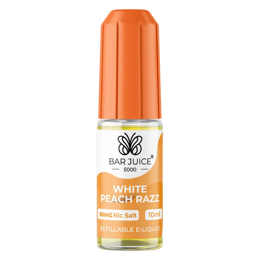 Bar Juice 5000 White Peach Razz Nic Salt Vape juice 10ml