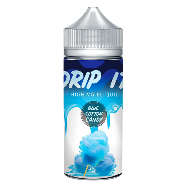 Drip it Blue Cotton Candy 100ml Shortfill e-Liquid - Scent Vape