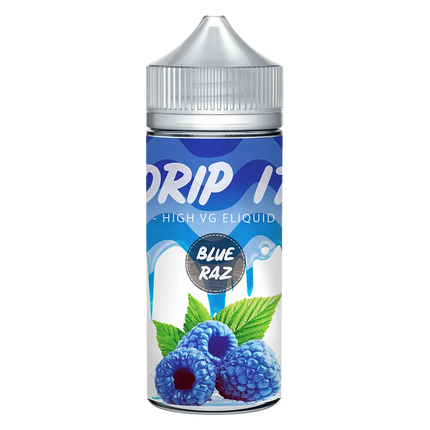 Drip it Blue Razz 100ml Vape Juice - Scent Vape