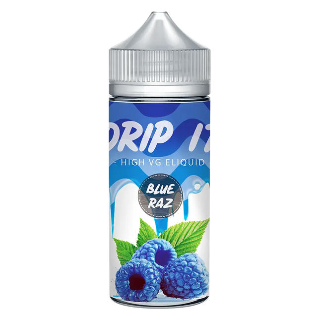 Drip it Blue Razz 100ml Vape Juice - Scent Vape