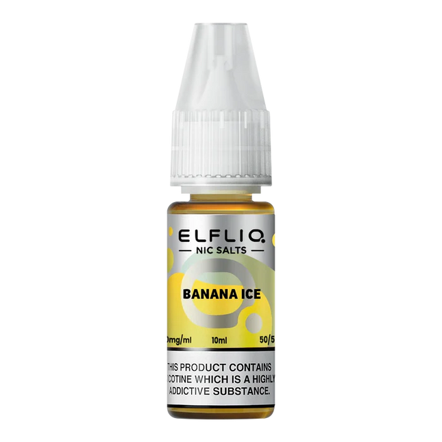 Elf Bar ElfLiq Banana Ice Nic Salt Vape Juice - Scent Vape