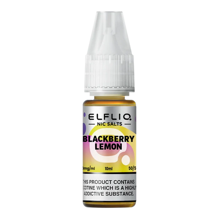 Elf Bar ElfLiq Blackberry Lemon Nic Salt Vape Juice - Scent Vape