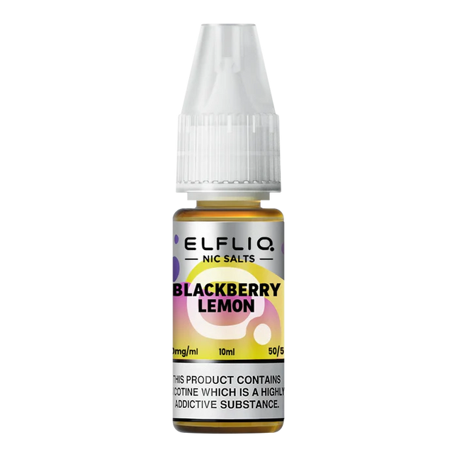 Elf Bar ElfLiq Blackberry Lemon Nic Salt Vape Juice - Scent Vape