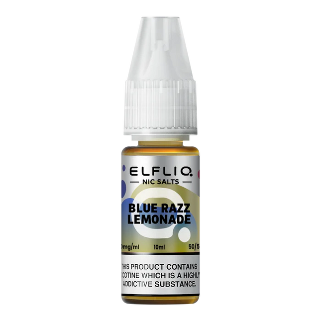 Elf Bar ElfLiq Blue Razz Lemonade Nic Salt Vape Juice - Scent Vape