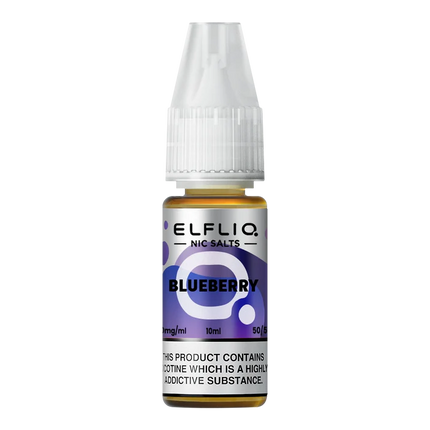 Elf Bar ElfLiq Blueberry Nic Salt Vape Juice - Scent Vape