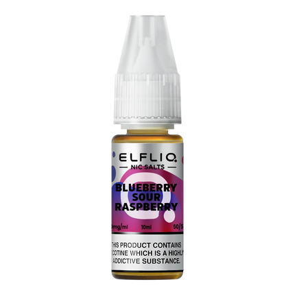 Elf Bar ElfLiq Blueberry Sour Raspberry Nic Salt Vape juice - Scent Vape