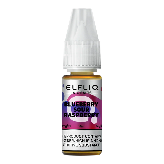 Elf Bar ElfLiq Blueberry Sour Raspberry Nic Salt Vape juice - Scent Vape