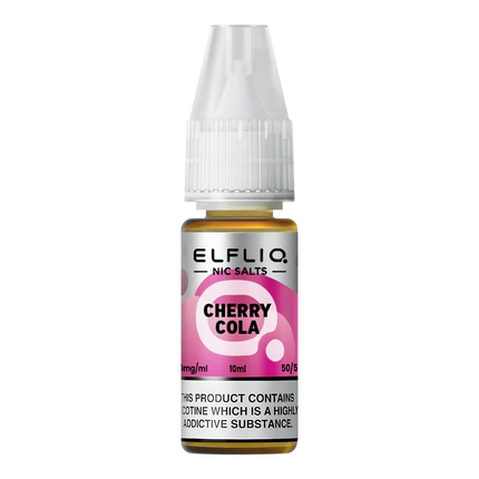 Elf Bar ElfLiq Cherry Cola Nic Salt Vape Juice 10ml - Scent Vape