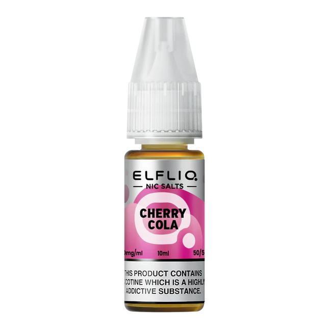Elf Bar ElfLiq Cherry Cola Nic Salt Vape Juice 10ml - Scent Vape