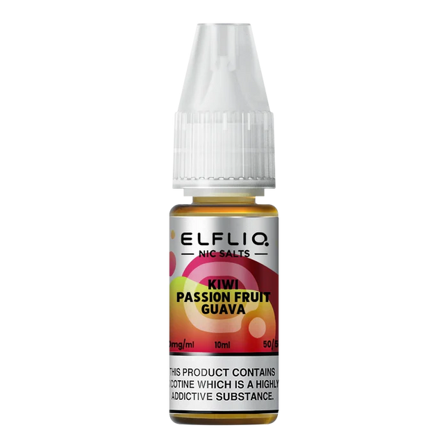 Elf Bar ElfLiq Kiwi Passion Fruit Guava Nic Salt Vape Juice - Scent Vape