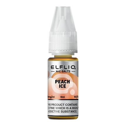 Elf Bar ElfLiq Peach Ice Nic Salt Vape Juice - Scent Vape