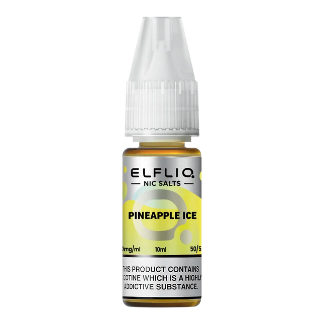 Elf Bar ElfLiq Pineapple Ice Nic Salt Vape Juice - Scent Vape