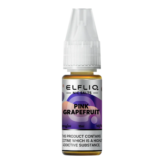 Elf Bar ElfLiq Pink Grapefruit Nic Salt Vape Juice - Scent Vape