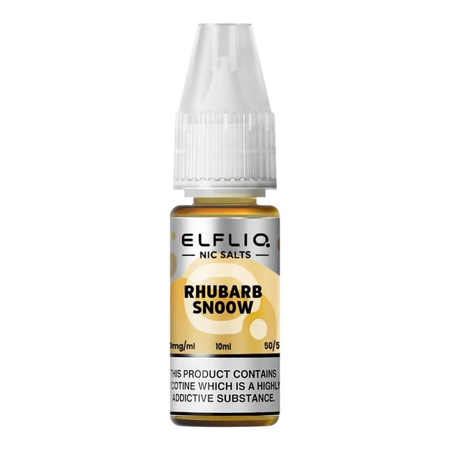 Elf Bar ElfLiq Rhubarb Snoow Nic Salt Vape Juice - Scent Vape