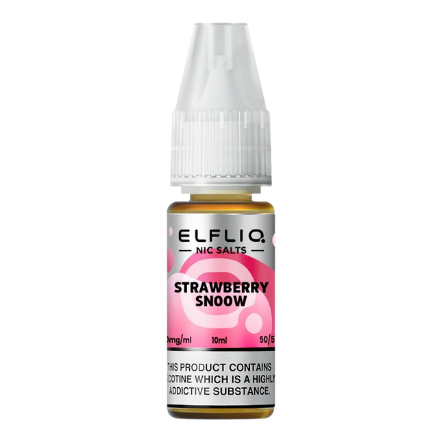 Elf Bar ElfLiq Strawberry Snoow Nic Salt Vape Juice - Scent Vape