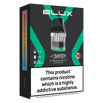 Elux Cyberover P1 Replacement Pods - Scent Vape