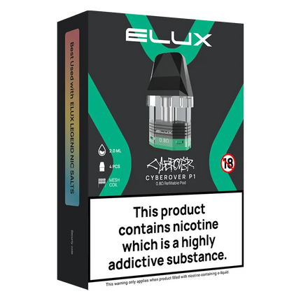 Elux Cyberover P1 Replacement Pods - Scent Vape