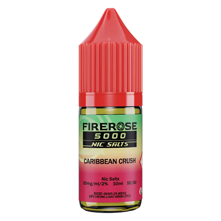Caribbean Crush Elux Firerose 5000 Nic Salt Vape Juice - Scent Vape