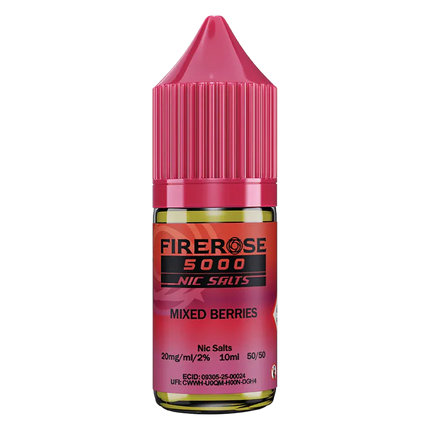 Mixed Berries Elux Firerose 5000 Nic Salt Vape Juice - Scent Vape